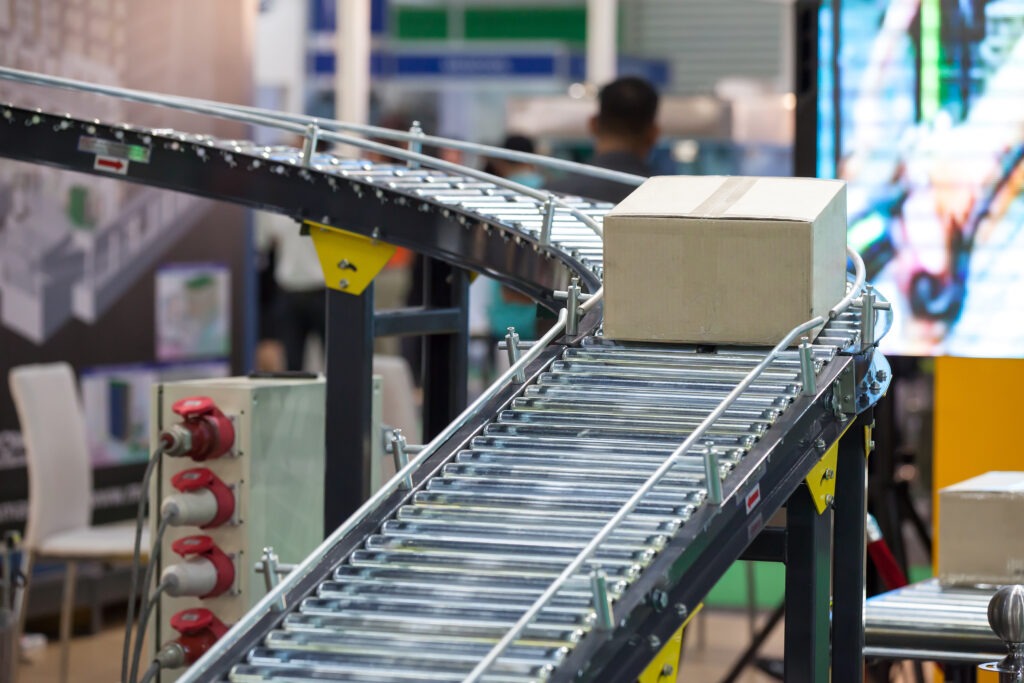 Conveyor,Belt,System,For,Package,Tranfer,Machine